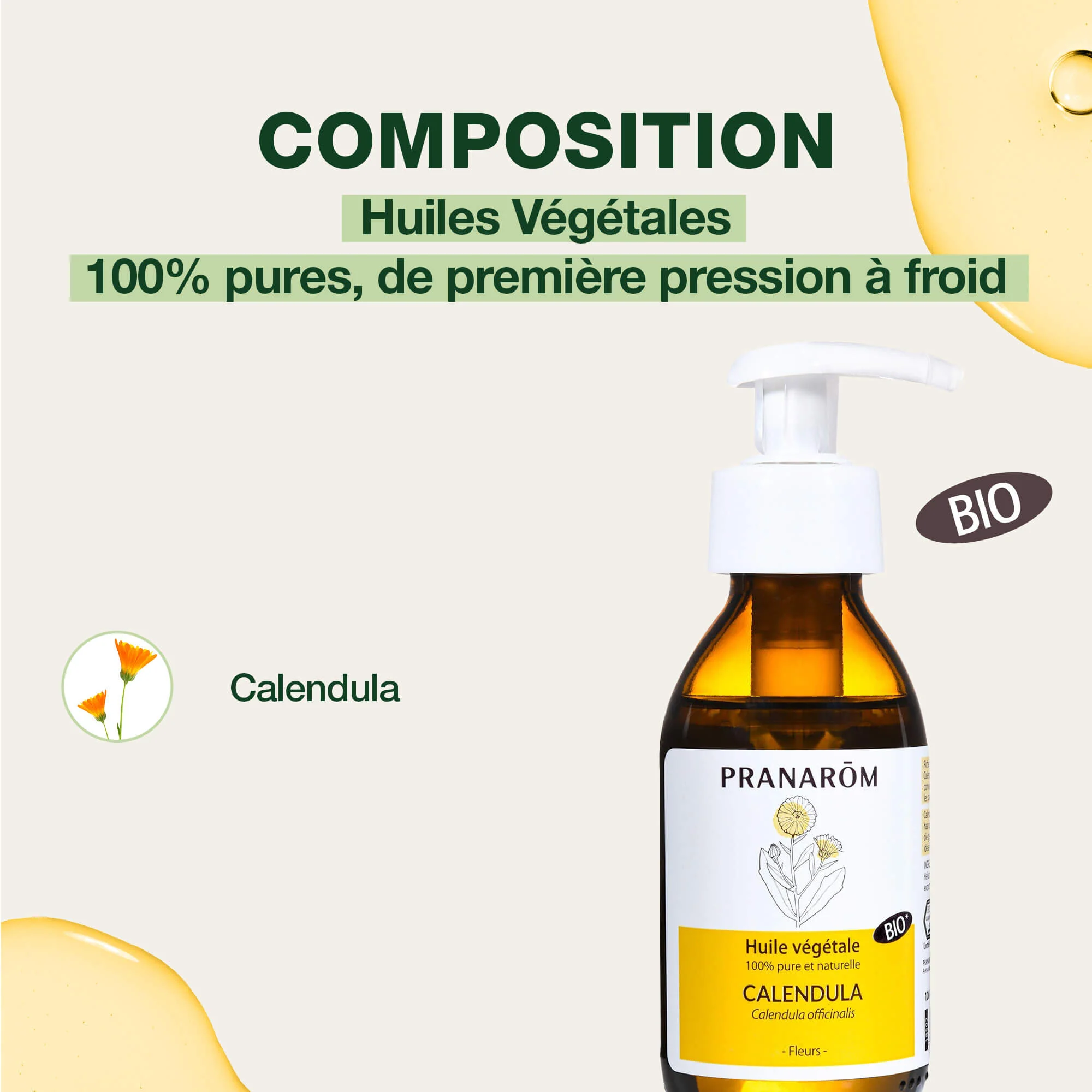 Huile Végétale de Calendula - Bio - Image 4