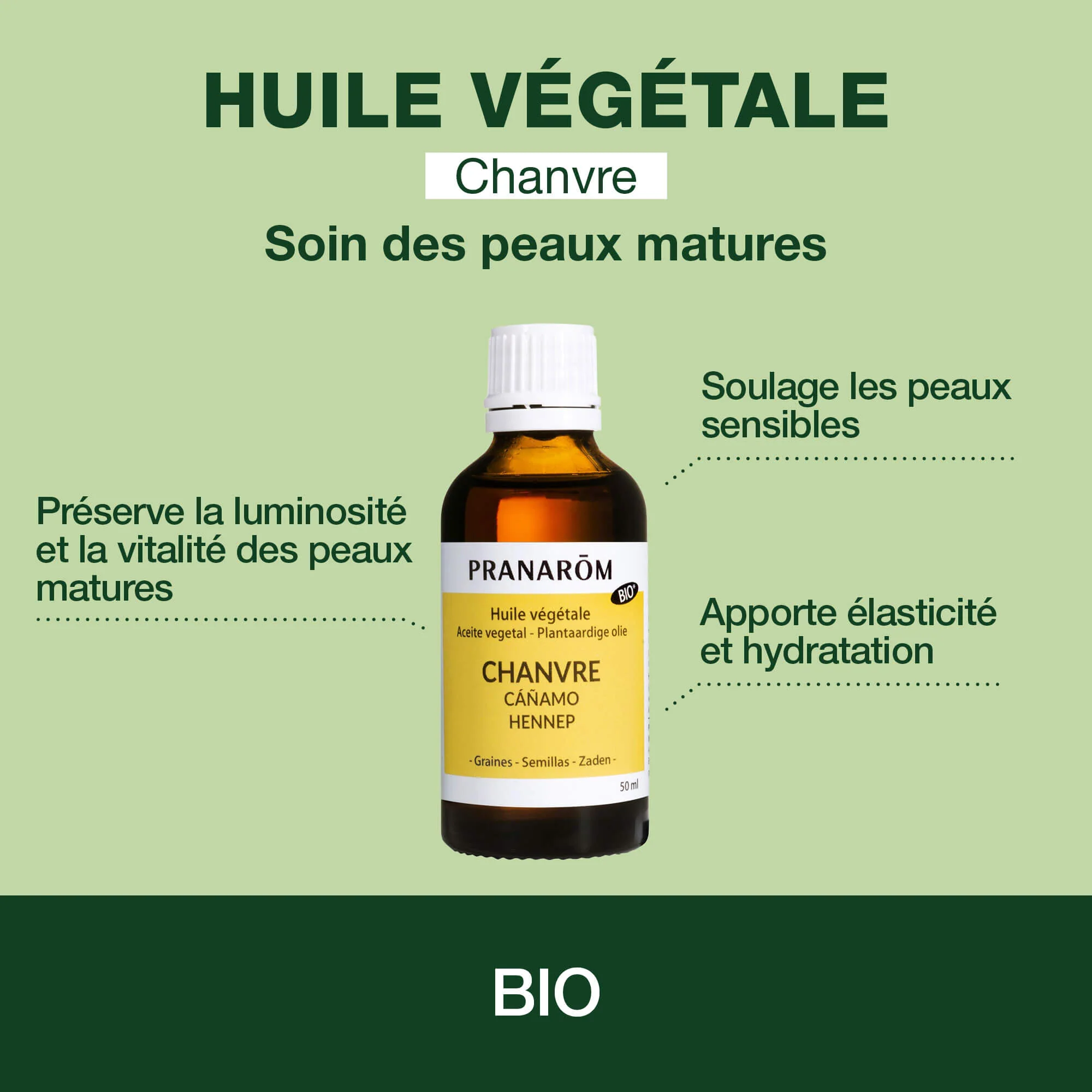 Huile Végétale de Chanvre - Bio - Image 2