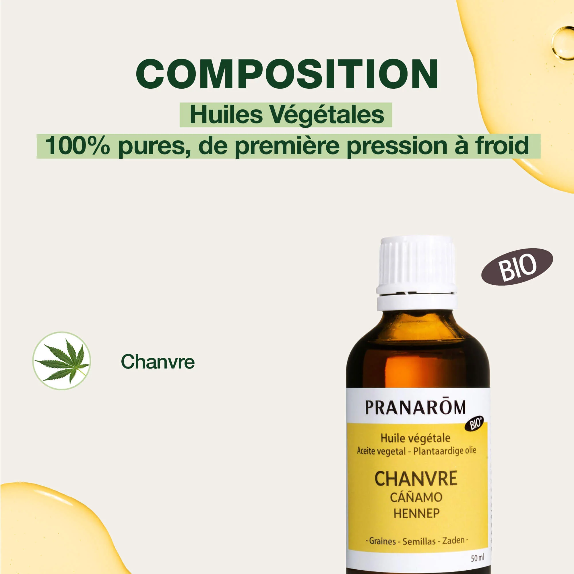 Huile Végétale de Chanvre - Bio - Image 4
