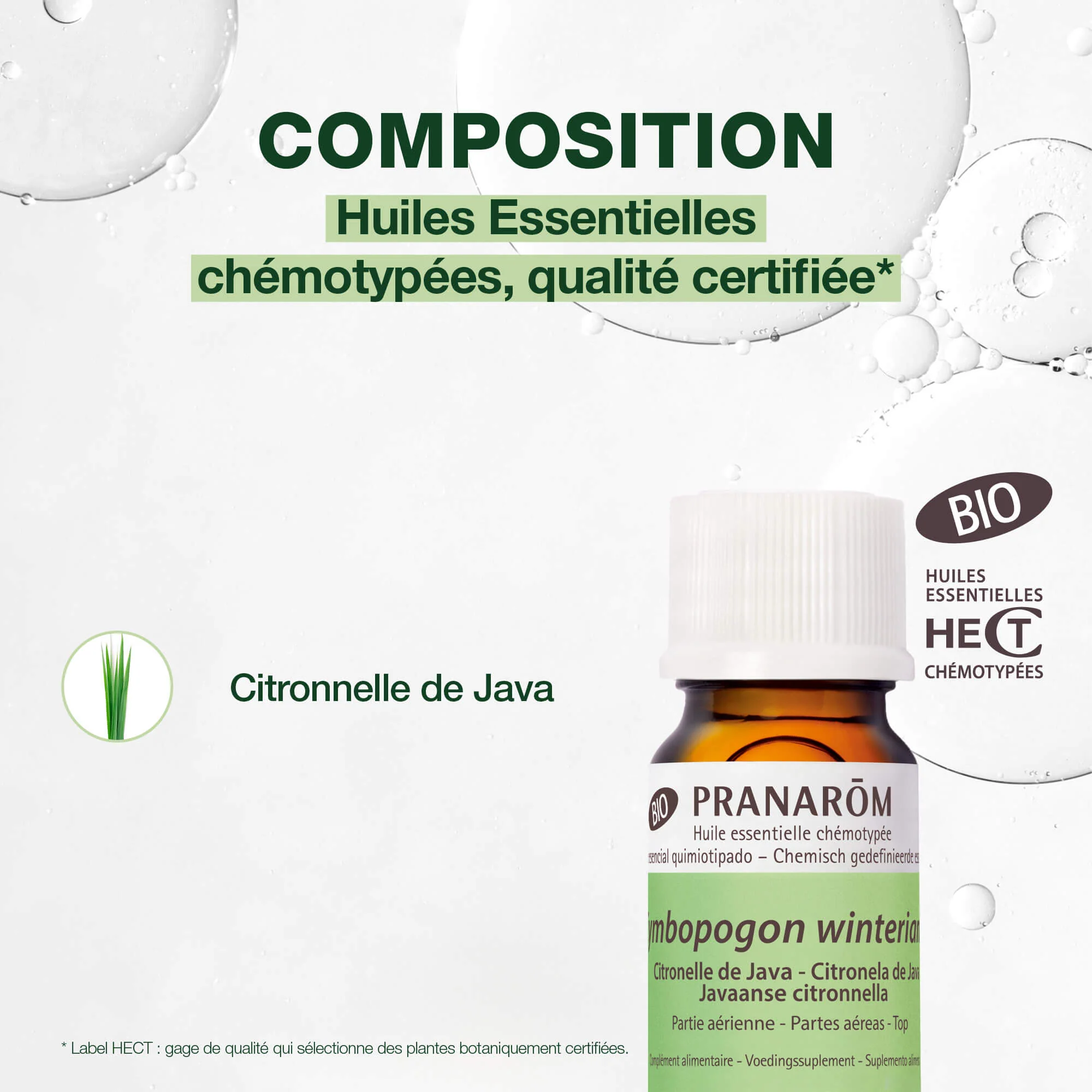 Huile Essentielle de Citronnelle de Java - Bio - Image 3