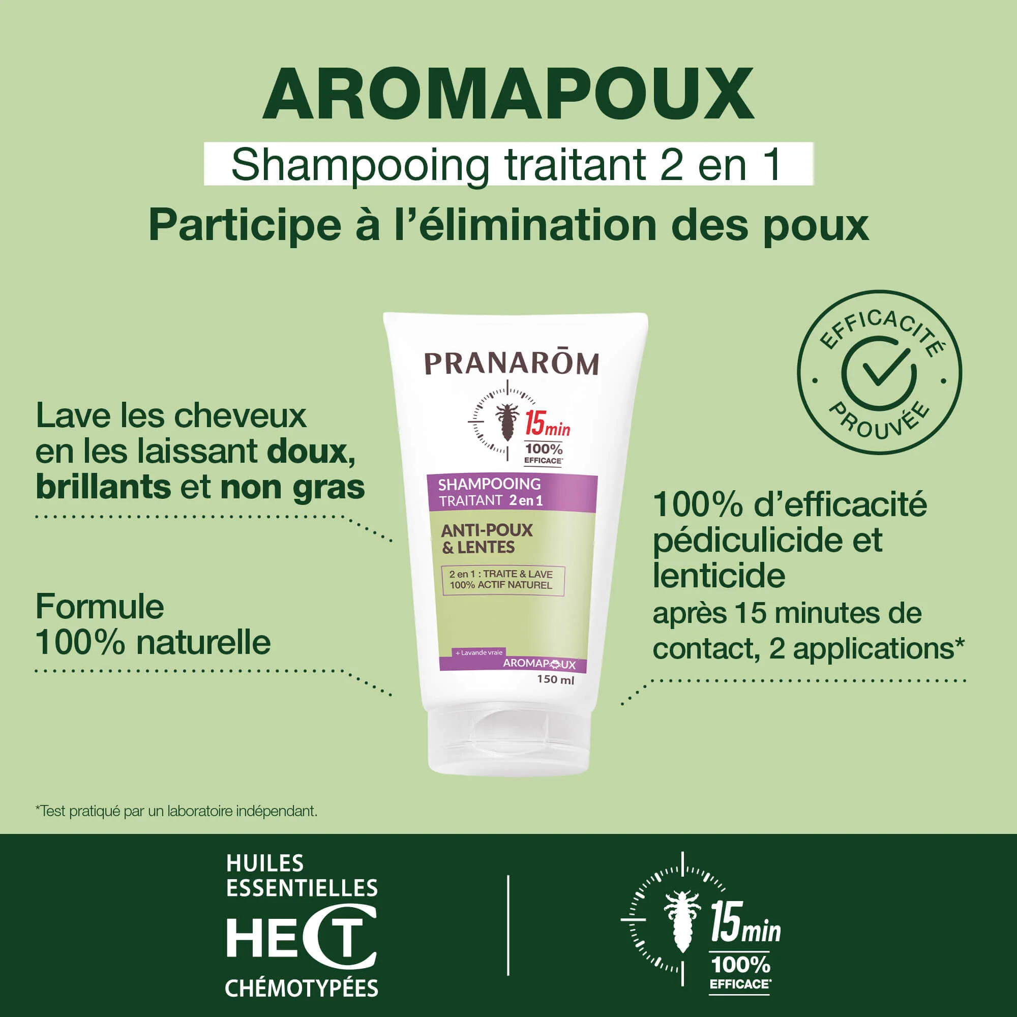 Duo pack lotion flash et shampooing traitant anti-poux - Image 3