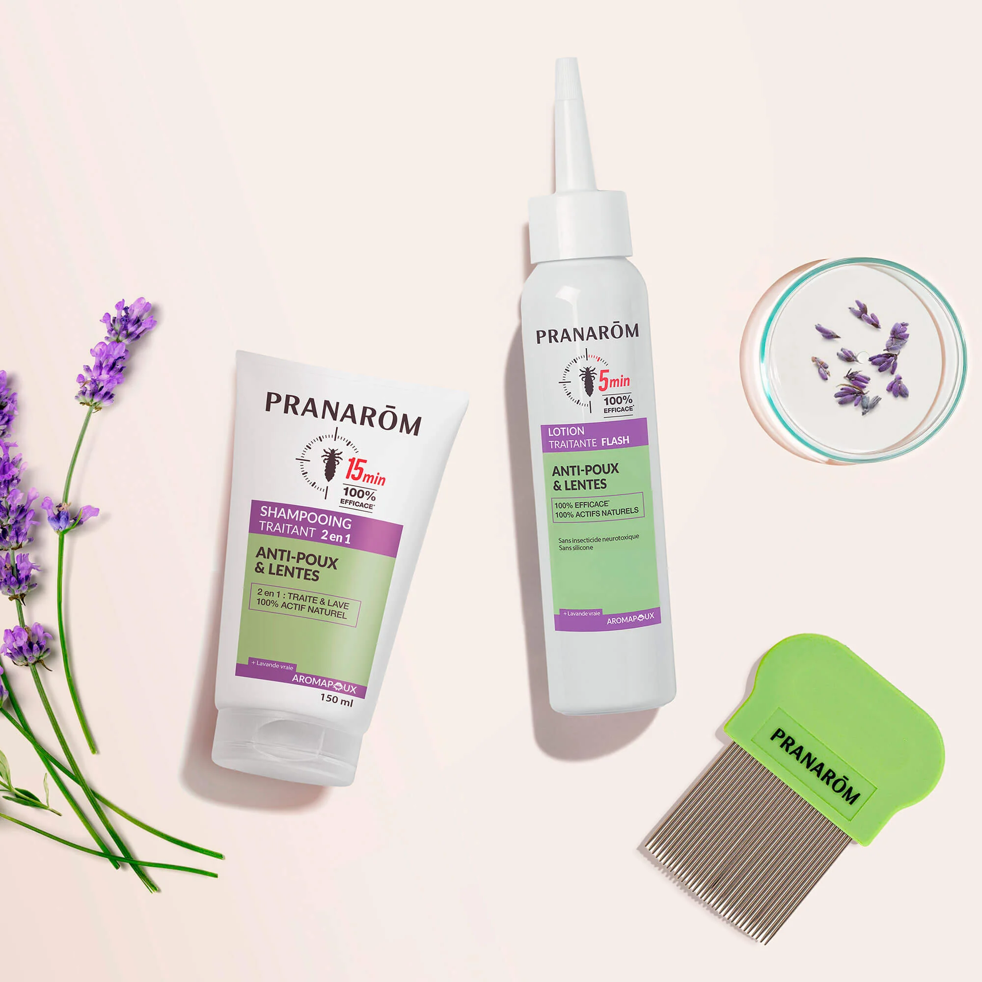 Duo pack lotion flash et shampooing traitant anti-poux - Image 4