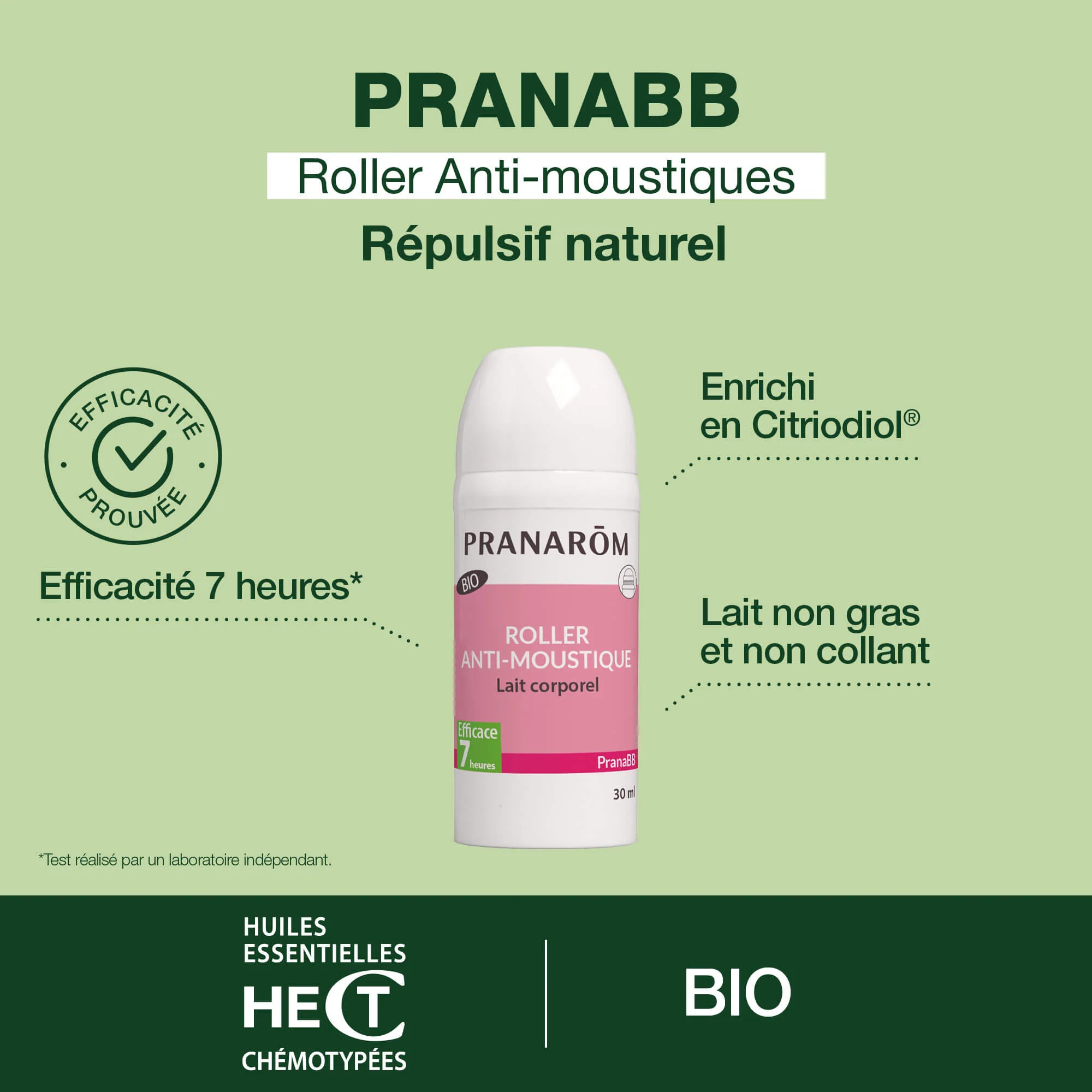 Duo Roller anti-moustiques + Roller après-piqûres pour bébé - Bio - Image 2