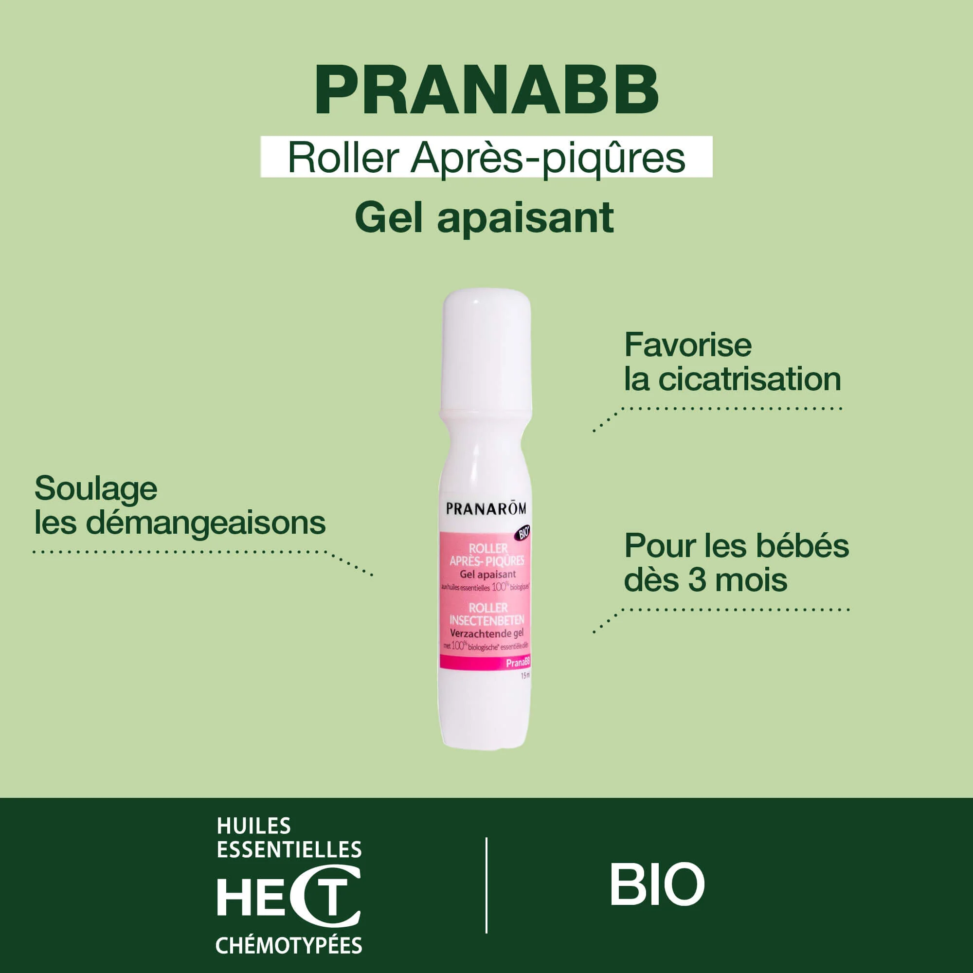 Duo Roller anti-moustiques + Roller après-piqûres pour bébé - Bio - Image 3