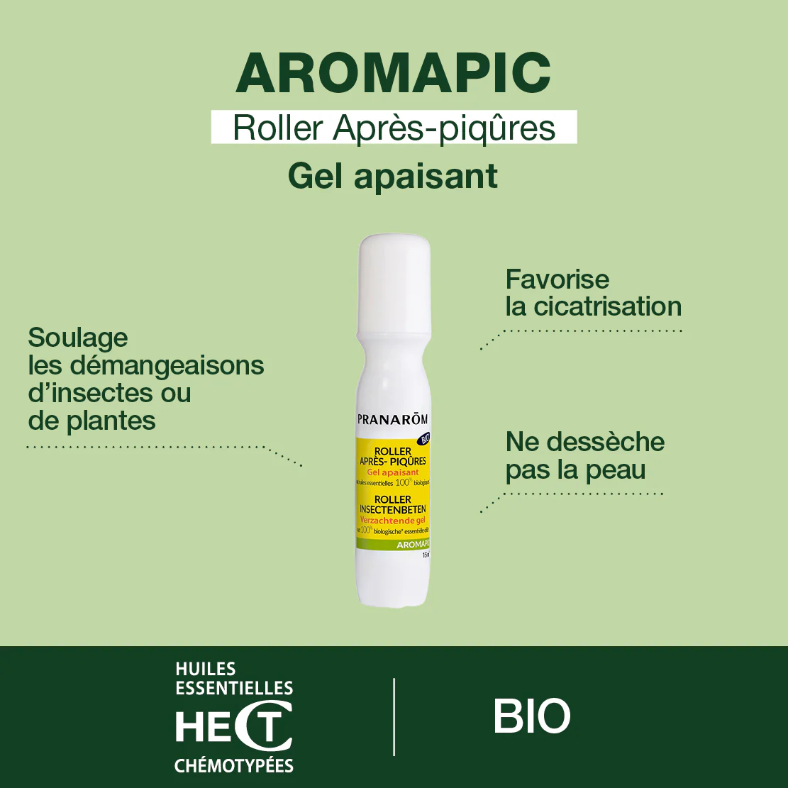 Spray répulsif anti-moustiques et tiques + roller après-piqûres - Bio - Image 3