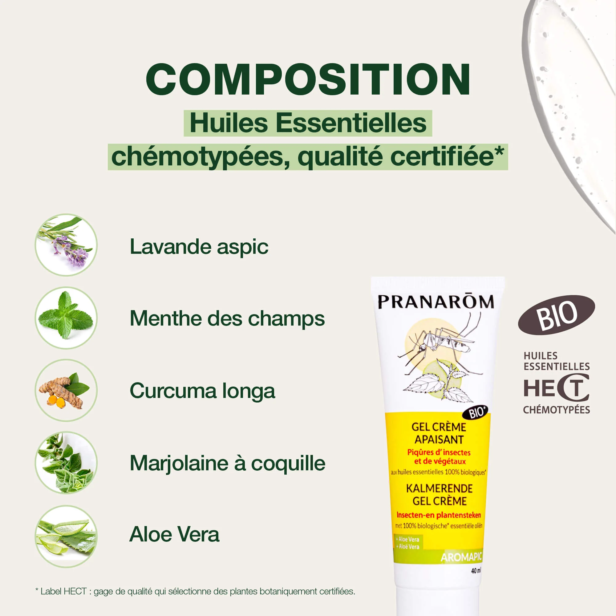 Gel crème apaisant piqûres - Bio - Image 3