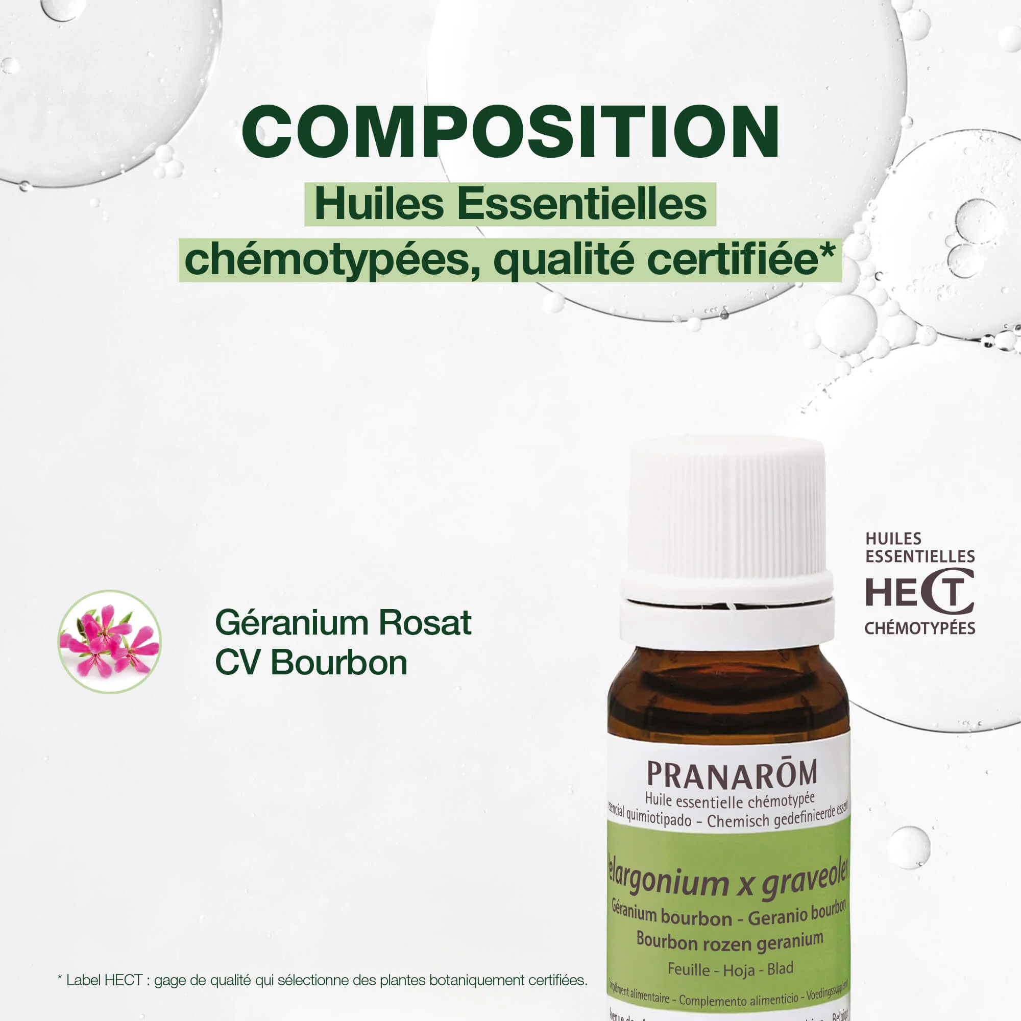 Huile Essentielle de Géranium rosat cv bourbon - Image 3