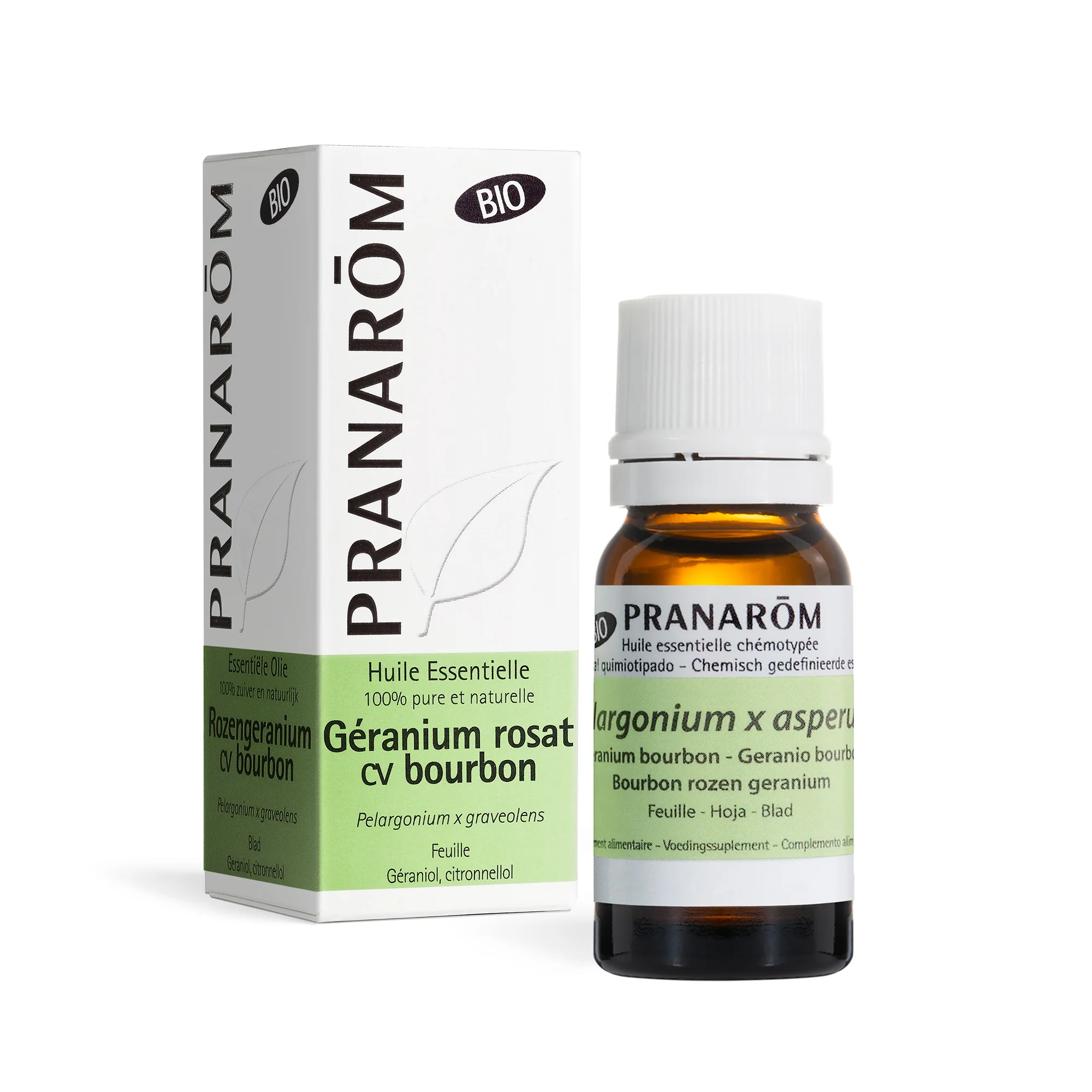 Huile Essentielle de Géranium rosat cv bourbon - Bio