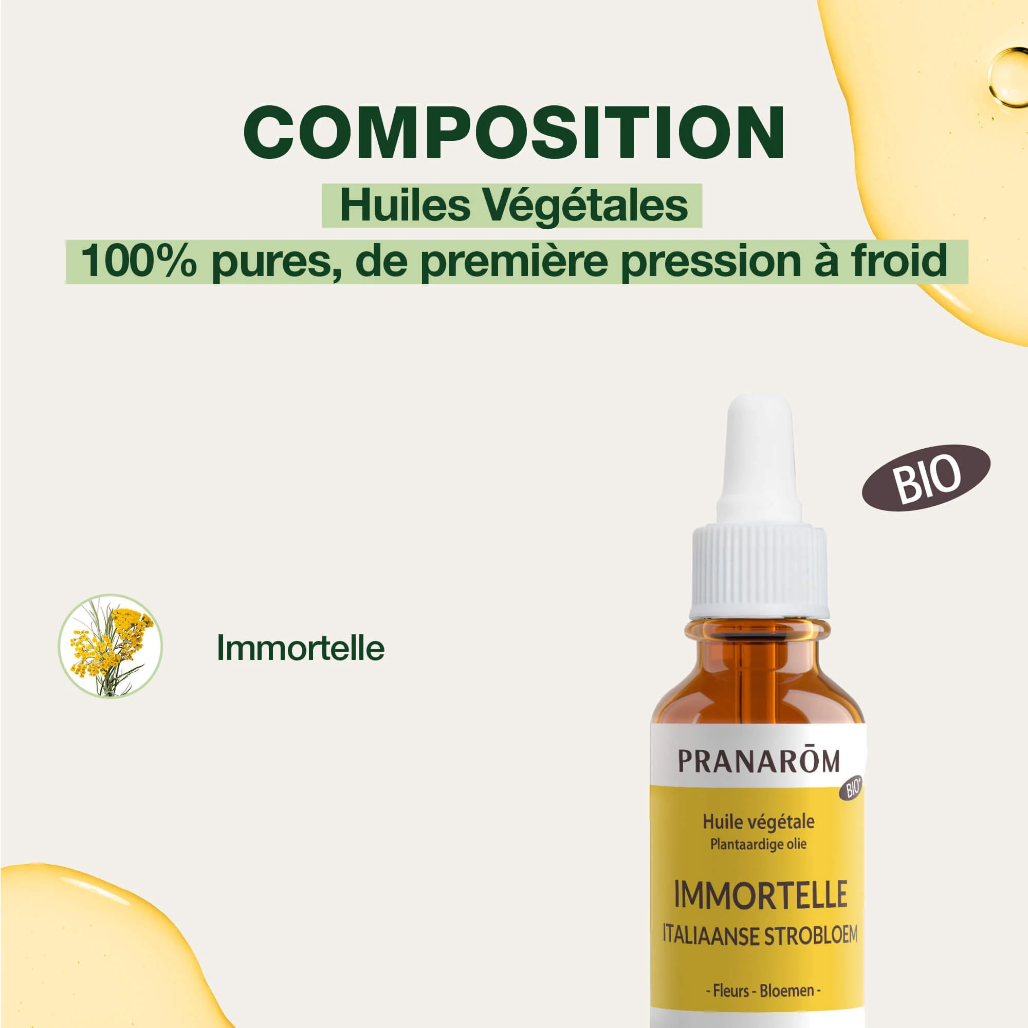 Huile Végétale d'Immortelle (Hélichryse) - Bio - Image 4