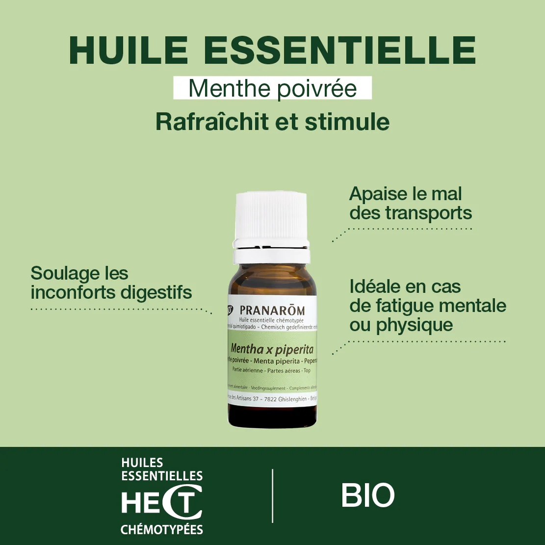 Huile Essentielle de Menthe poivrée - Bio - Image 2