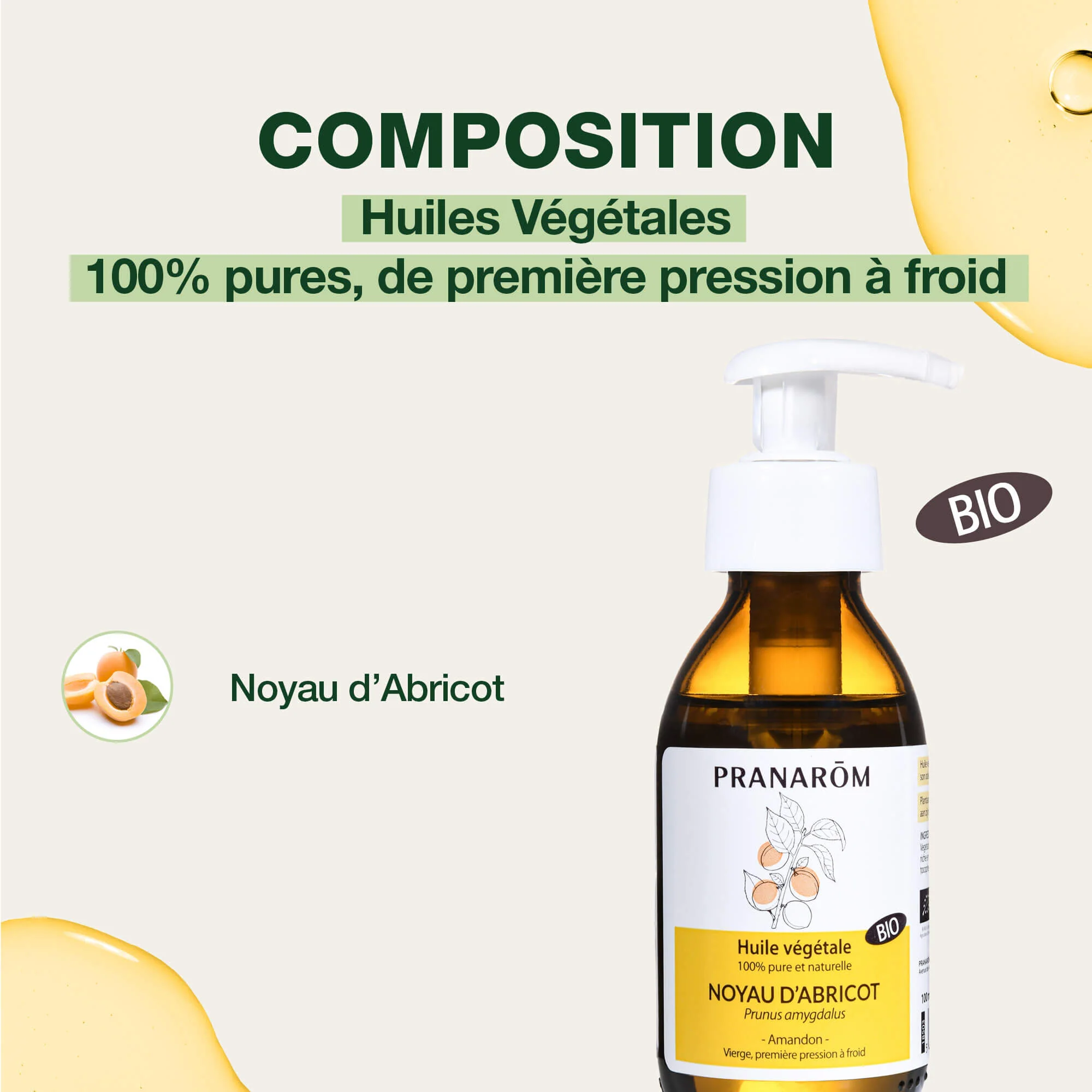 Huile Végétale de Noyau d'abricot vierge - Bio - Image 4