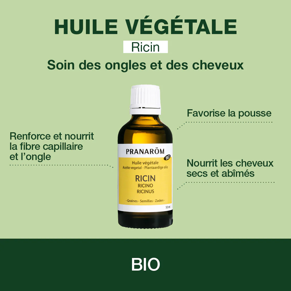 Huile Végétale de Ricin - Bio - Image 2