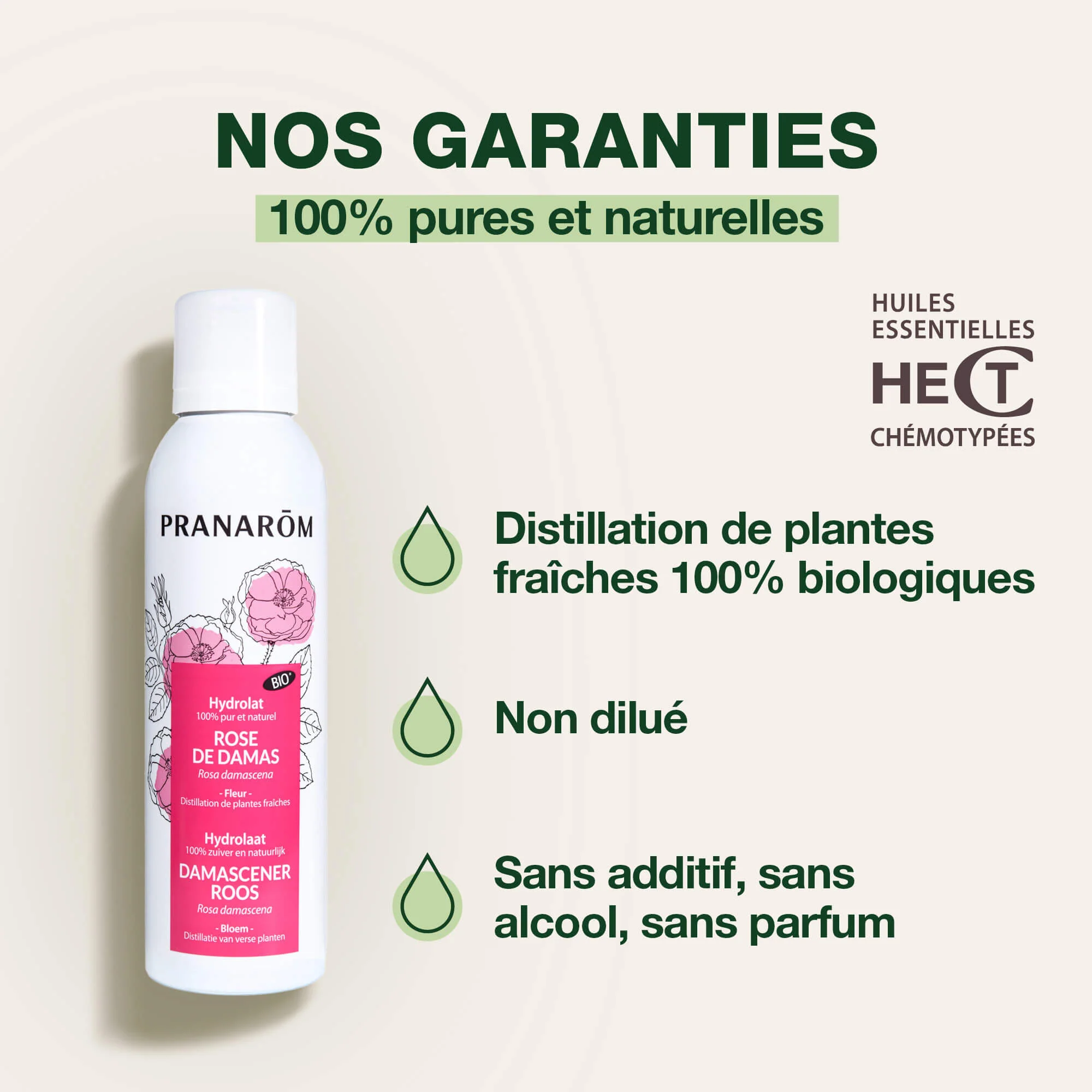 Hydrolat de Rose de Damas - Bio - Image 3