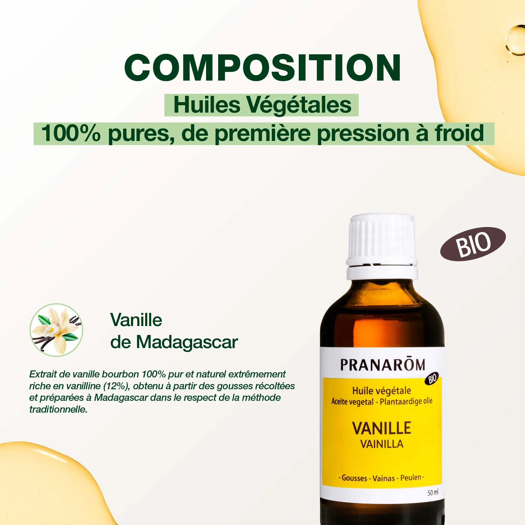 Huile Végétale de Vanille - Bio - Image 4